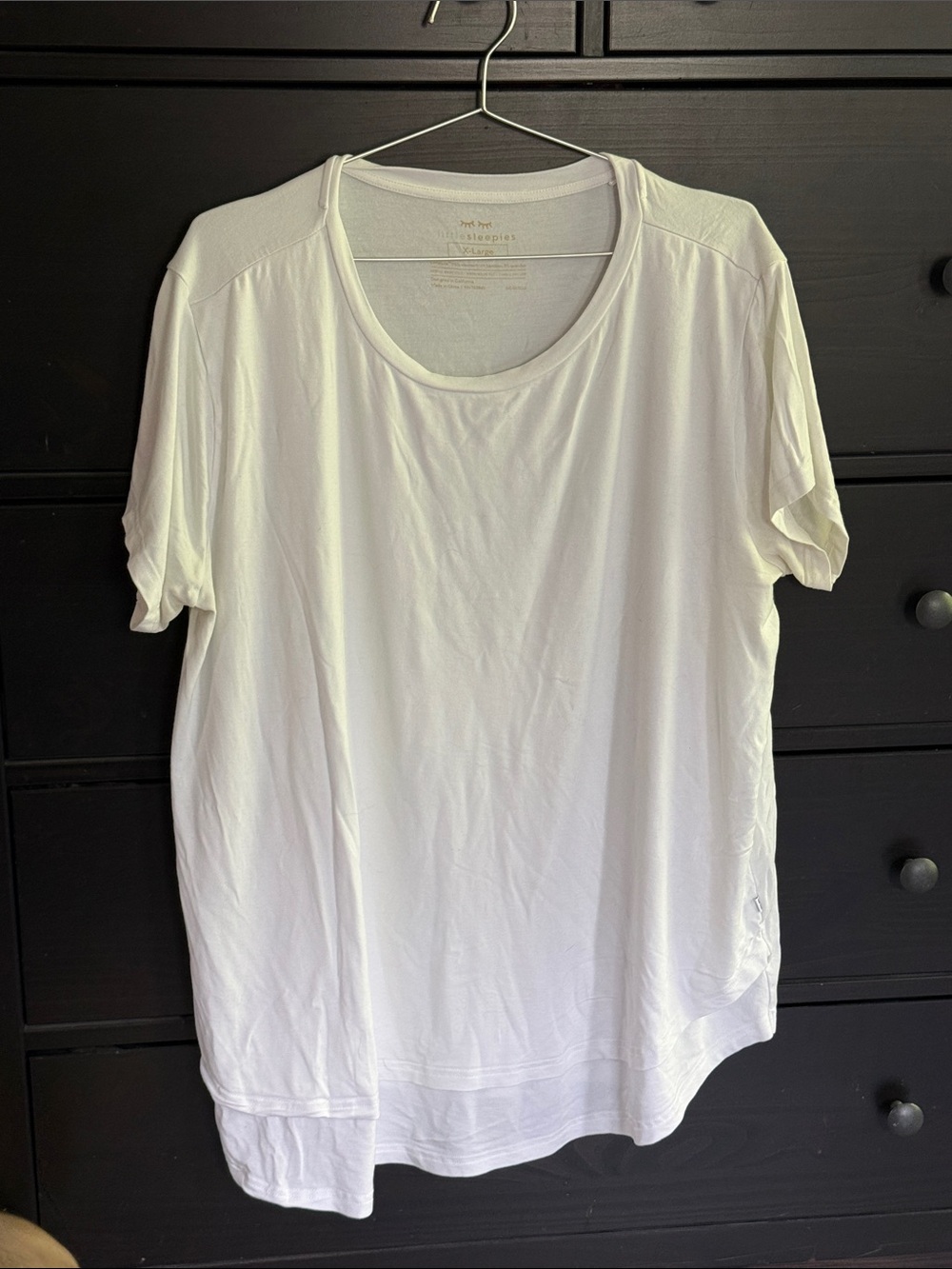 Little Sleepies Nursing Top - white